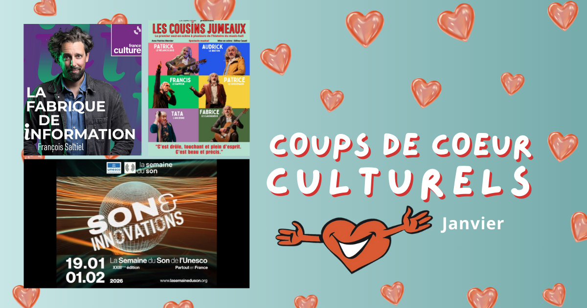 Les rendez-vous de Question de Cœur | Janvier 2026