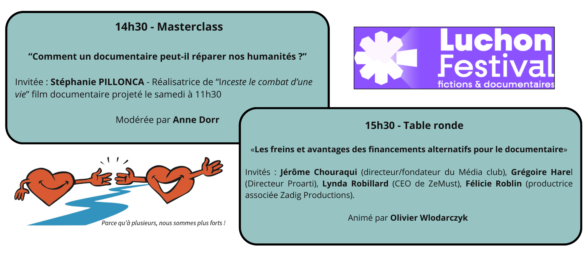 Question de Cœur sera présent au festival de Luchon du 4 au 7 février 2026